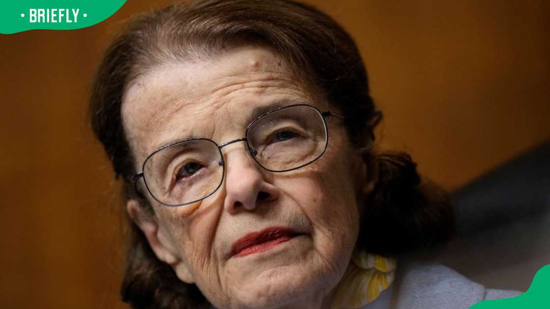 Dianne Feinstein during a 2023 Senate Judiciary Committee hearing on Capitol Hill