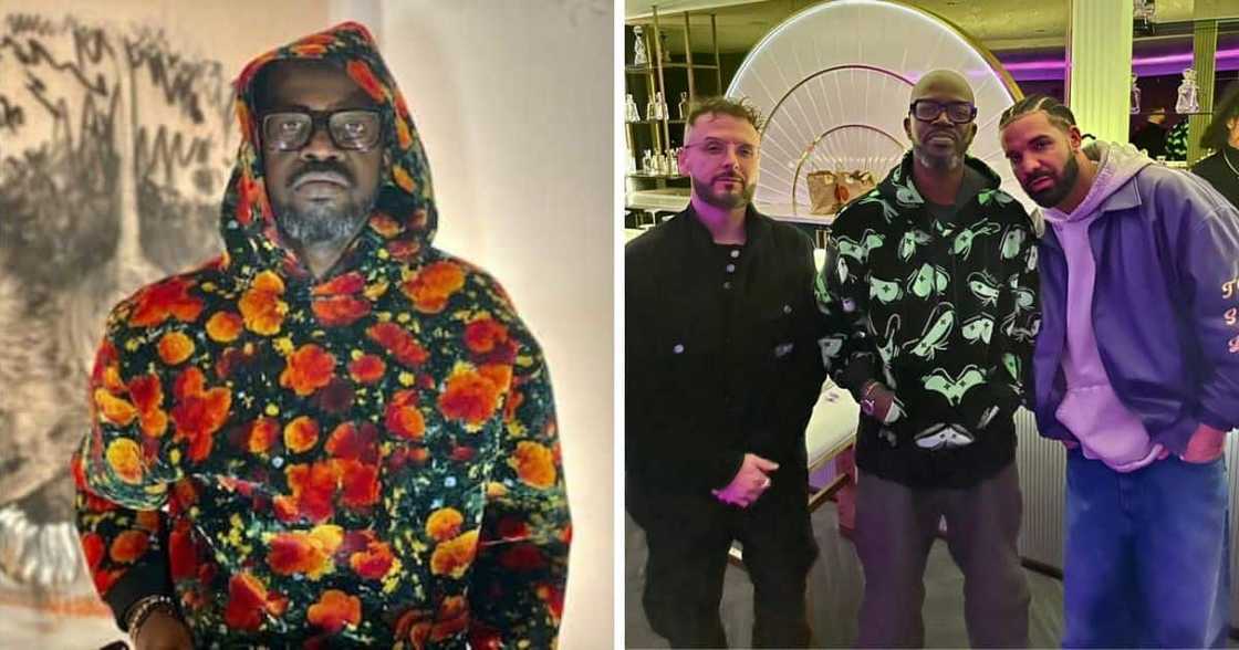 DJ Black Coffee and Drake DJ Black Coffee and Drake