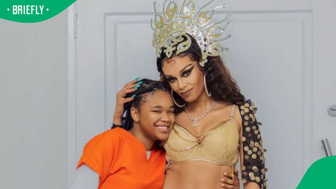 Pearl Thusi's daughter spent time with her dad