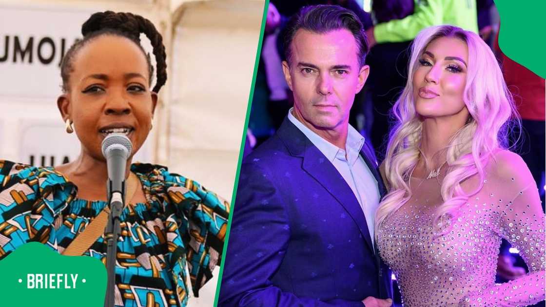 Ntsiki Mazwai claims Mel and Peet Viljoen are protected by white privilege Ntsiki Mazwai claims Mel and Peet Viljoen are protected by white privilege