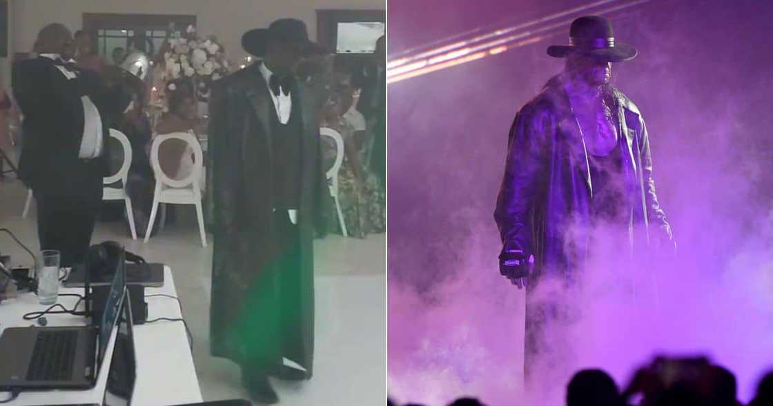 Man enters wedding with The Undertaker theme song Man enters wedding with The Undertaker theme song