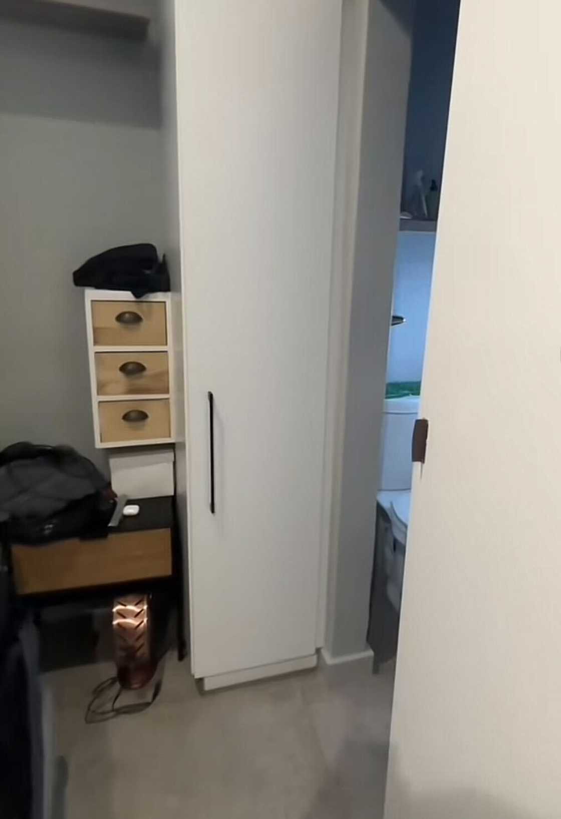 A woman shared a tour of her 14-square-metre Sea Point apartment in Cape Town. A woman shared a tour of her 14-square-metre Sea Point apartment in Cape Town.