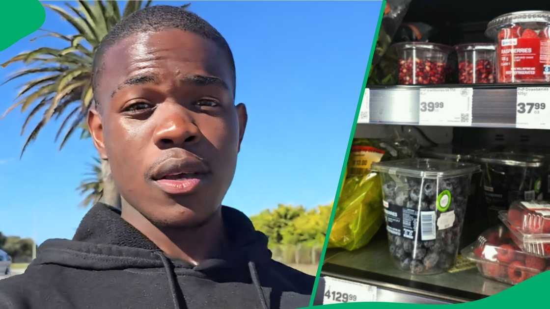 The creator was speechless after discovering a large tub of blueberries valued at R4K The creator was speechless after discovering a large tub of blueberries valued at R4K