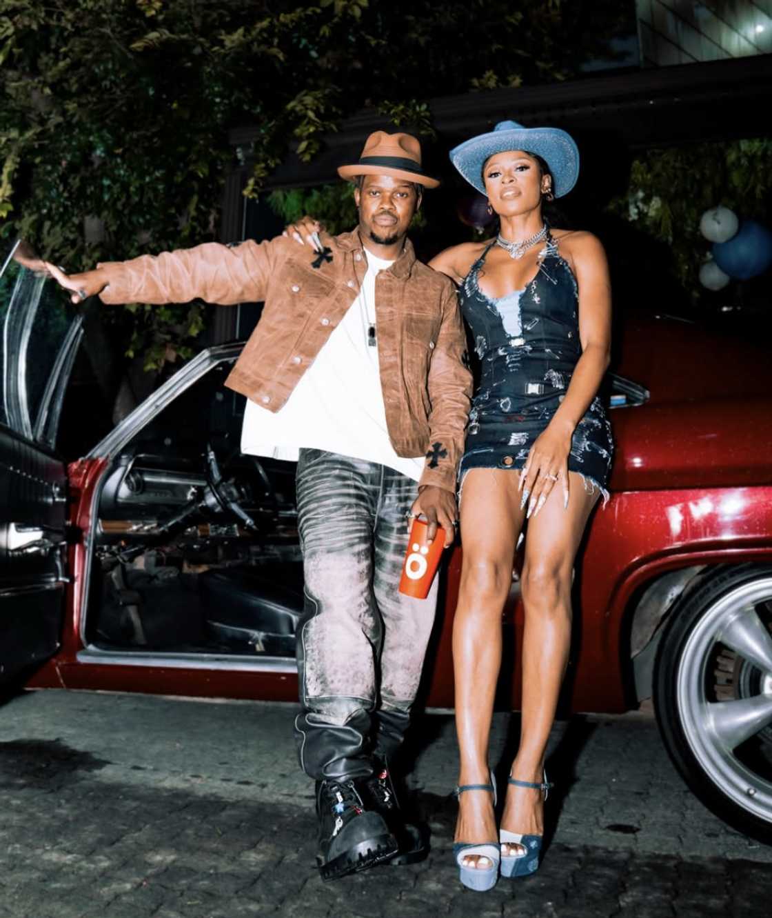 Online users weighed in on DJ Zinhle's past relationships