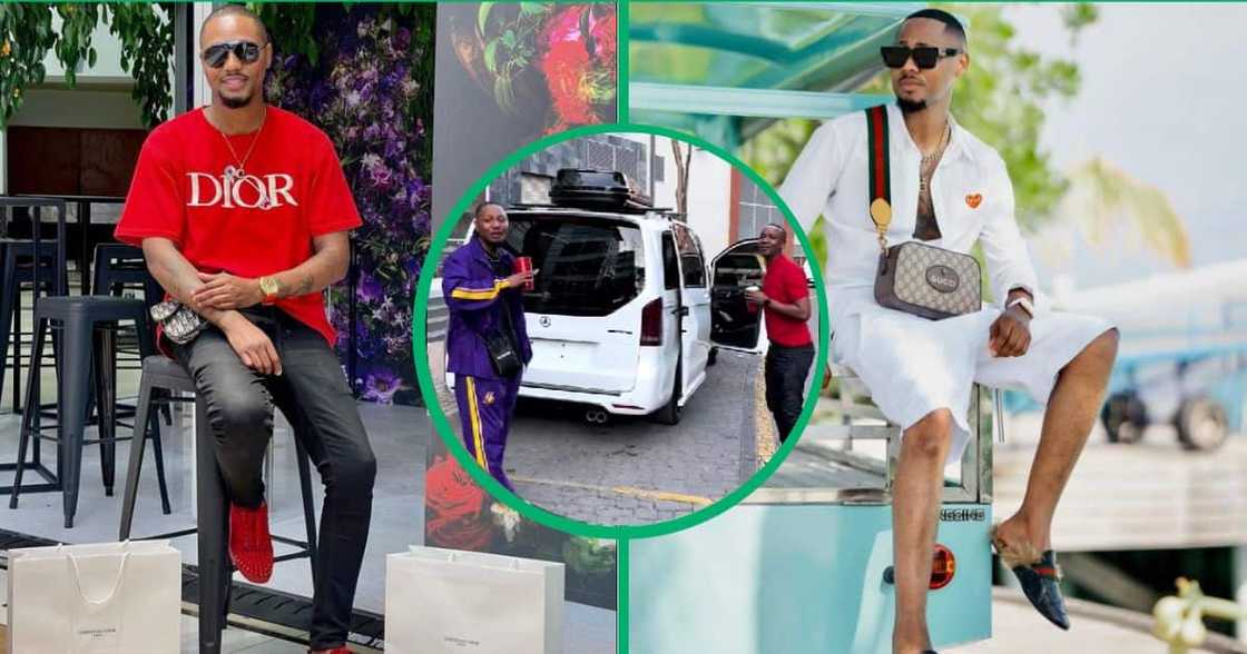 Shaun Stylist has been under scrutiny after buying a Mercedes Benz. Shaun Stylist has been under scrutiny after buying a Mercedes Benz.