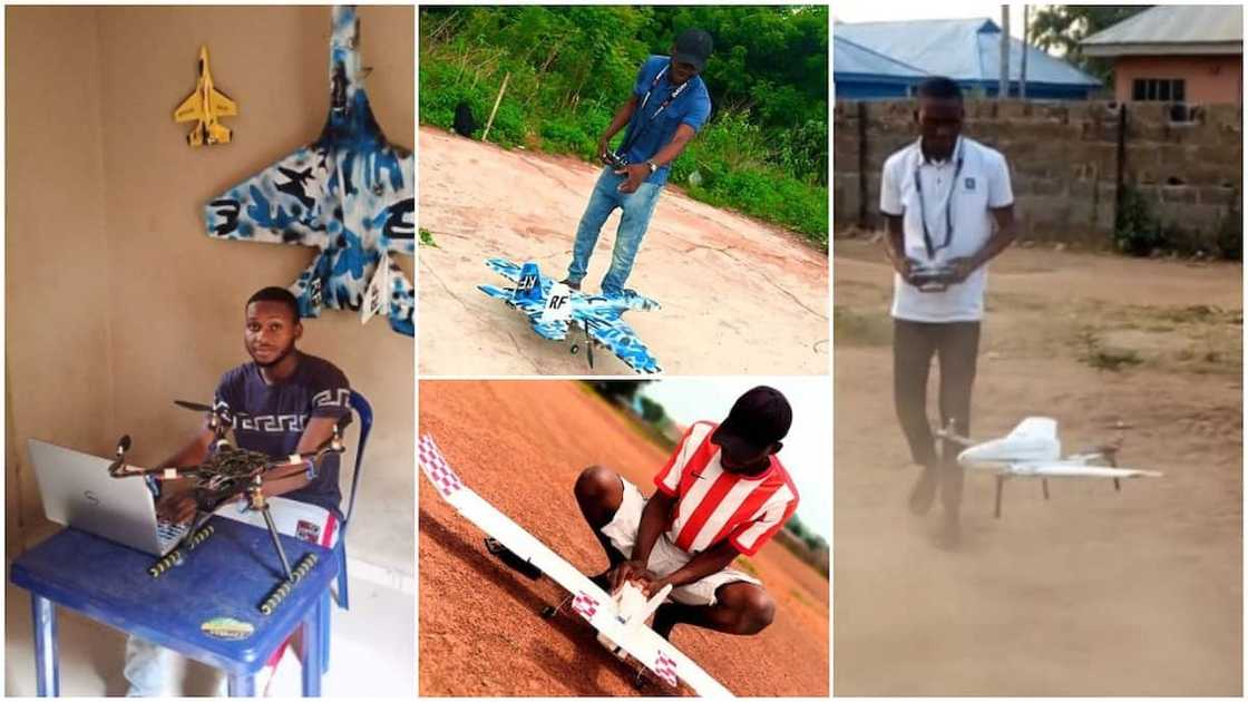 I Met a South African Lady on Facebook: Nigerian Man who Builds Drones Shares Success Story in Viral Video I Met a South African Lady on Facebook: Nigerian Man who Builds Drones Shares Success Story in Viral Video