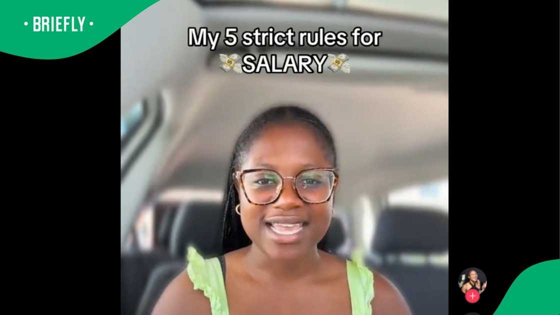 A young woman went vital on TikTok.