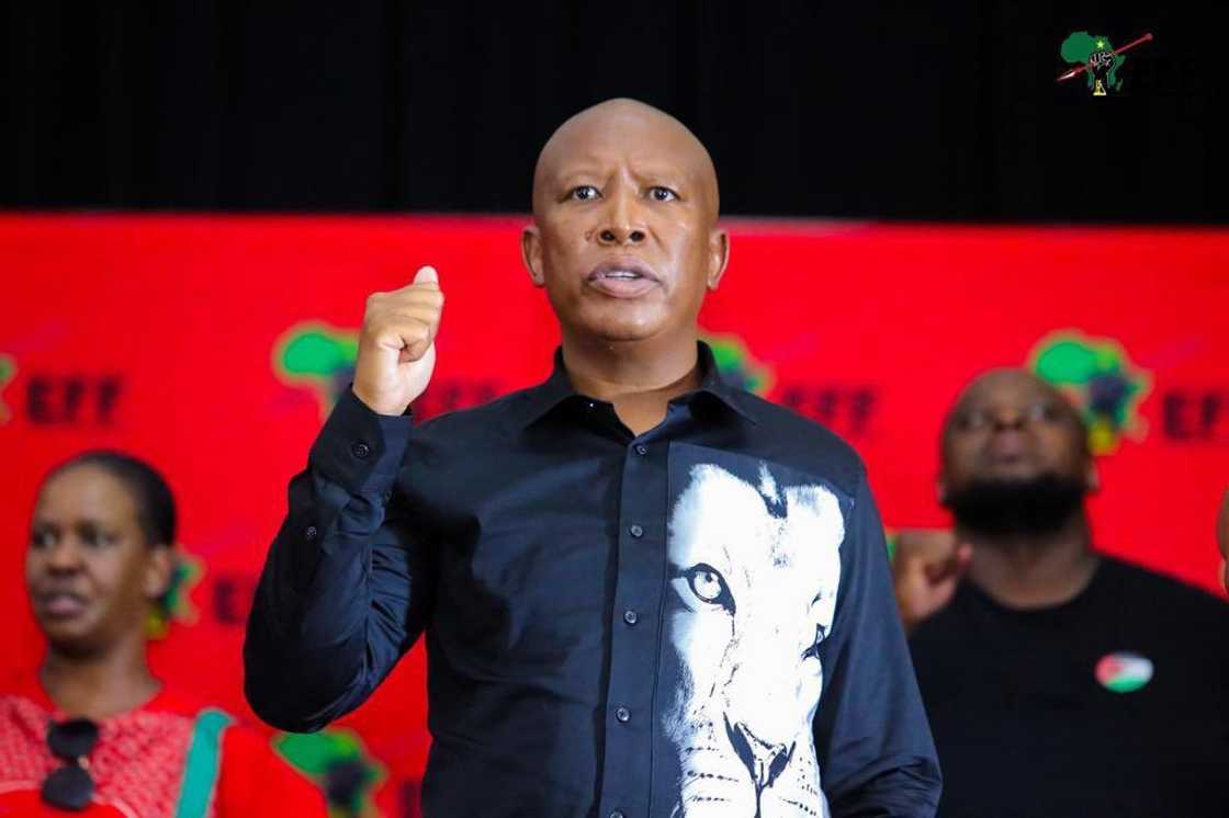 Julius Malema's supporters defended him Julius Malema's supporters defended him