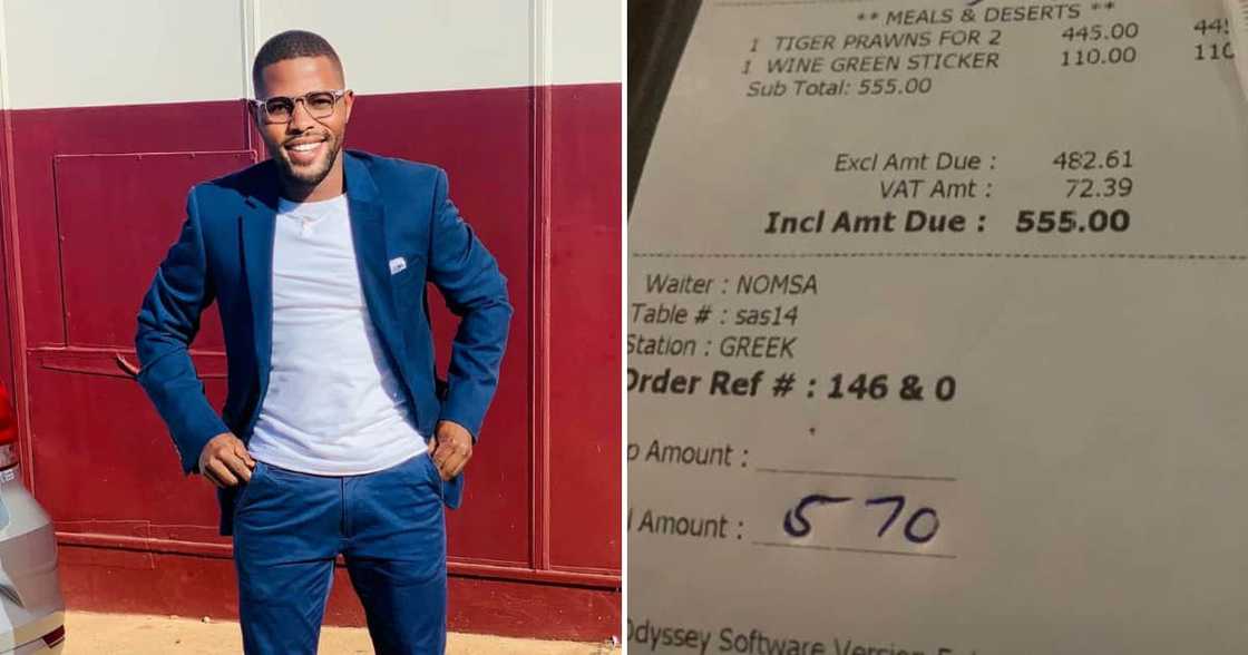 Umshayi Wempama and his questionable bill and tip Umshayi Wempama and his questionable bill and tip