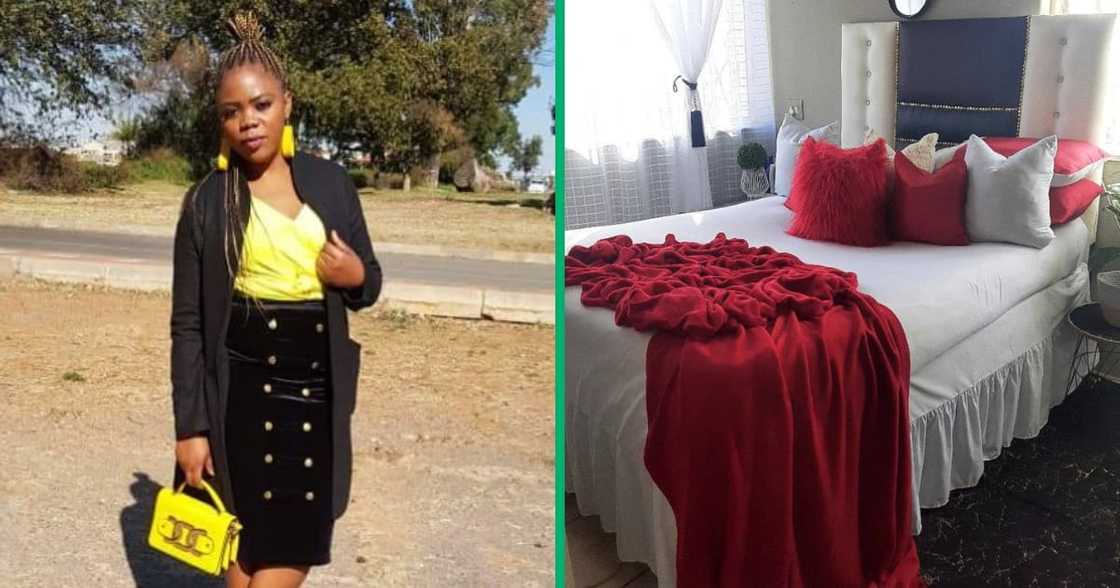 Cynthia Muronza Vuvuzela decorated her bedroom well and shared pictures of it online