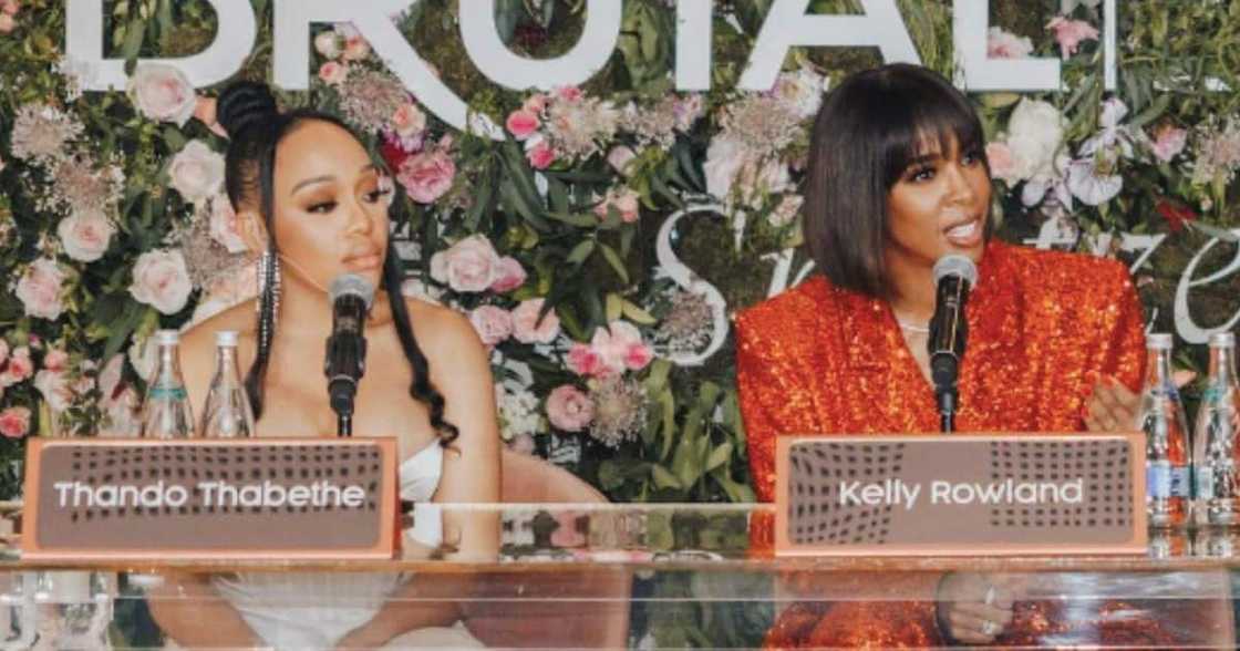 Thando Thabethe and Kelly Rowland's friendship Thando Thabethe and Kelly Rowland's friendship