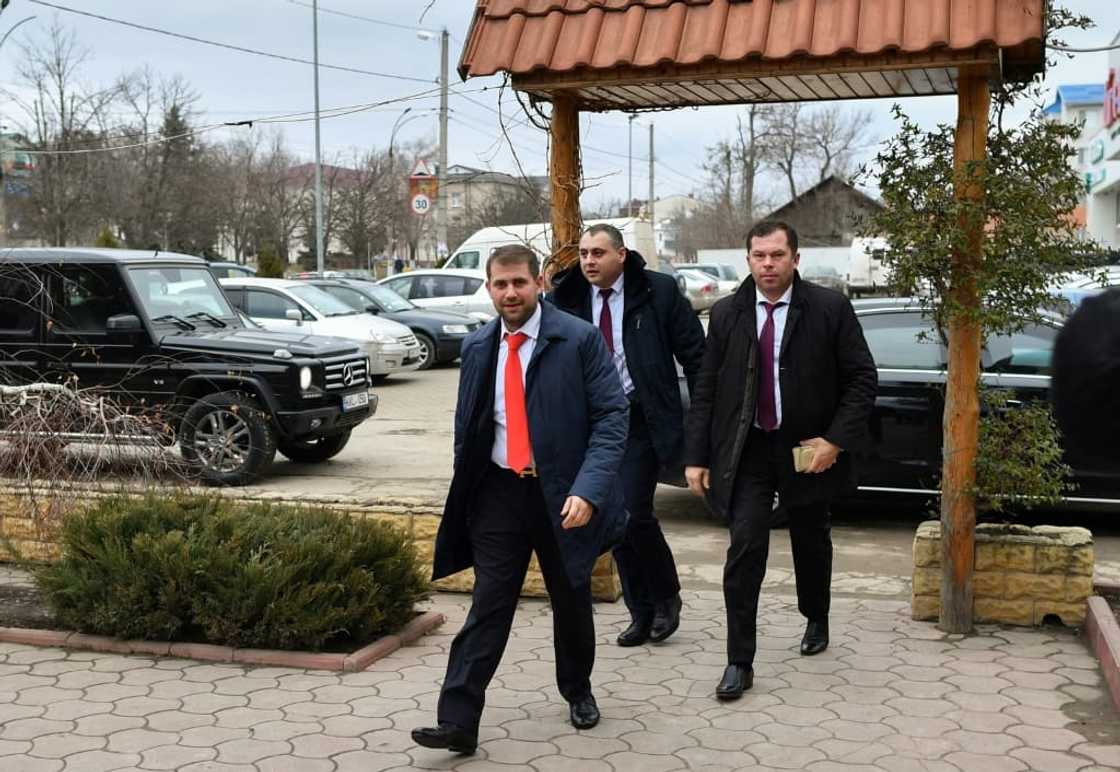 Moldovan businessman turned politician Ilan Shor, seen campaigning in 2019, has been targeted by the United States for allegedly working with Russia