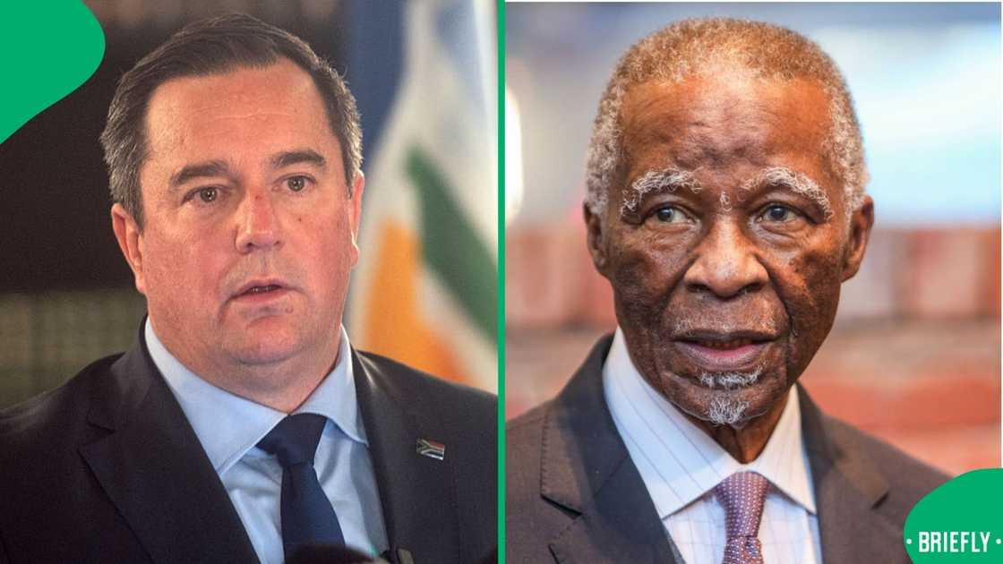 DA president John Steenhuisen responded to Thabo Mbeki's criticism of the DA pulling out of the National Dialogue