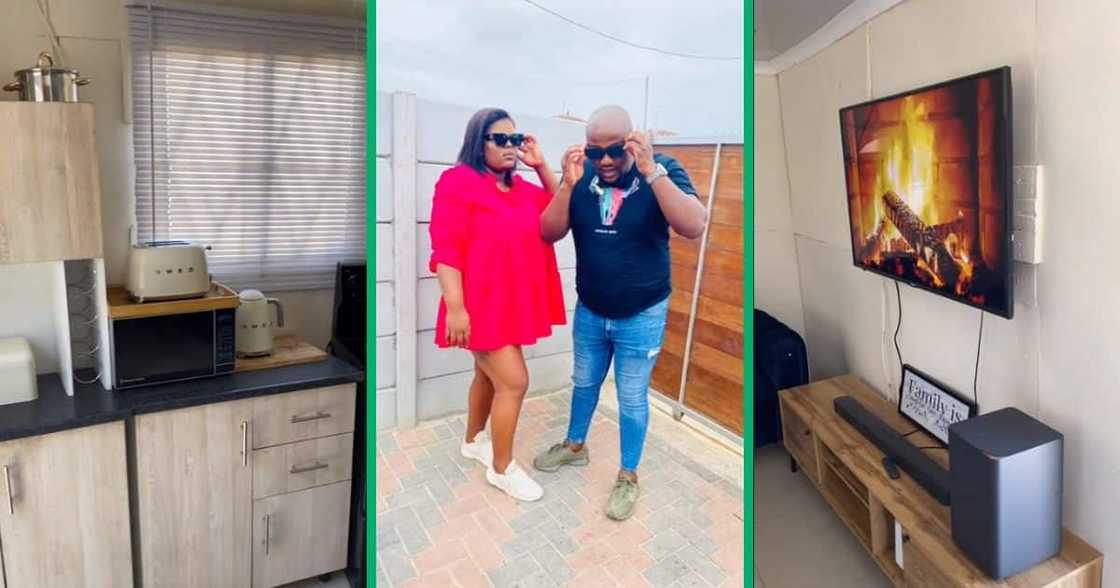 Couple show off shack's interior Couple show off shack's interior