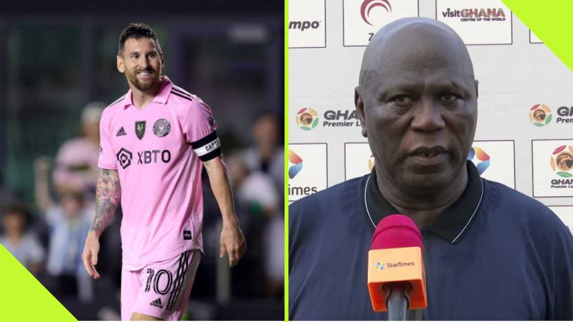Lionel Messi playing for Inter Miami. Lionel Messi playing for Inter Miami.