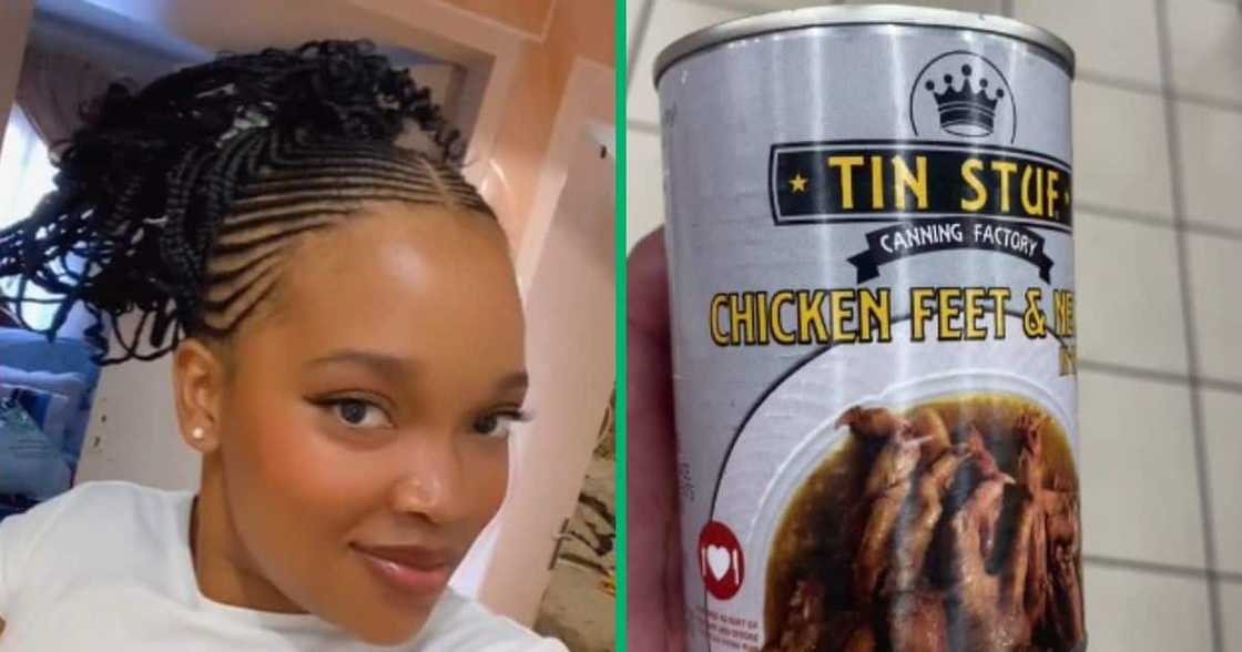 TikTok video shows woman who found tinned chicken feet TikTok video shows woman who found tinned chicken feet