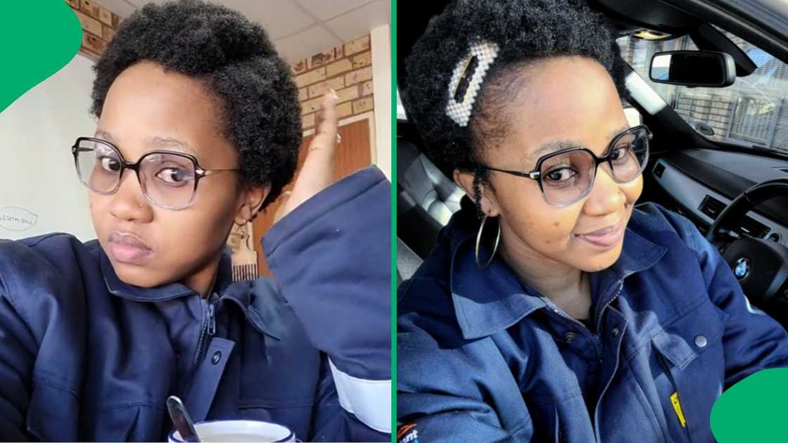 TikTok showered a lady with haircare tips after sharing a video of her relaxing her hair