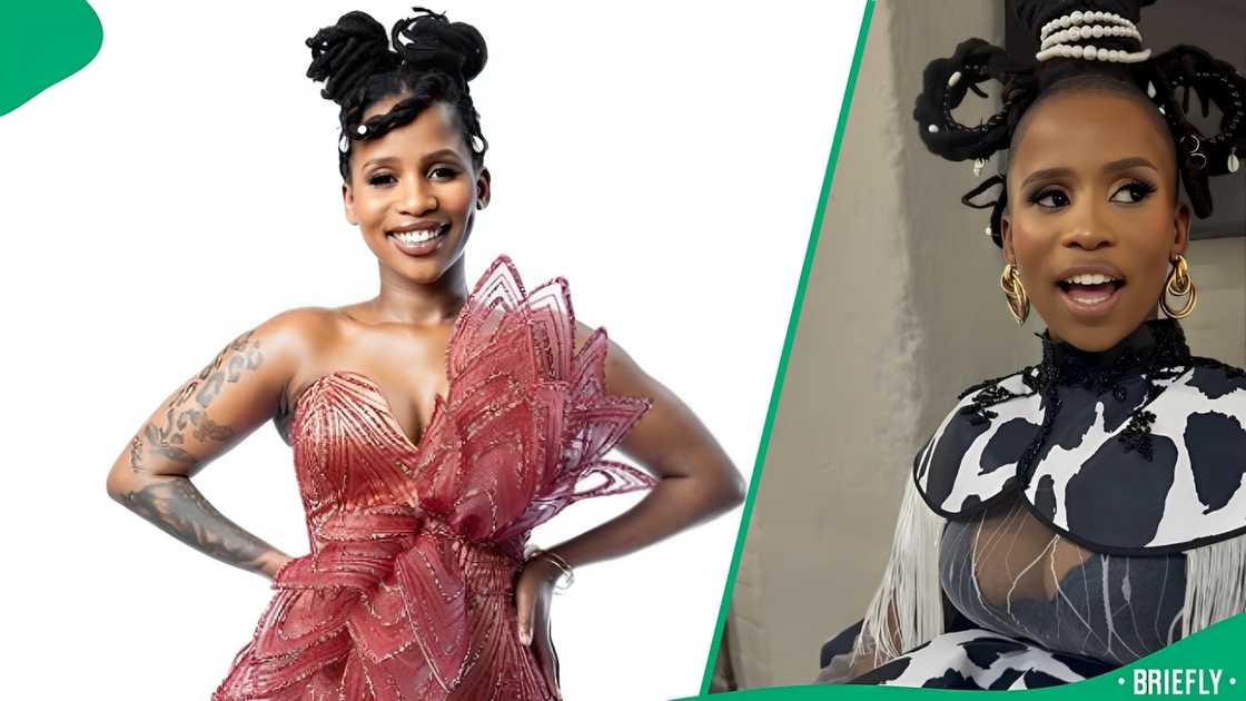 Lwah Ndlunkulu posted a throwback photo of herself during her younger days. Lwah Ndlunkulu posted a throwback photo of herself during her younger days.