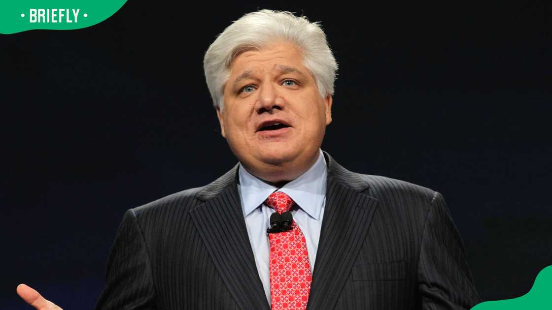 Mike Lazaridis at the BlackberryDevCon 2010 Mike Lazaridis at the BlackberryDevCon 2010