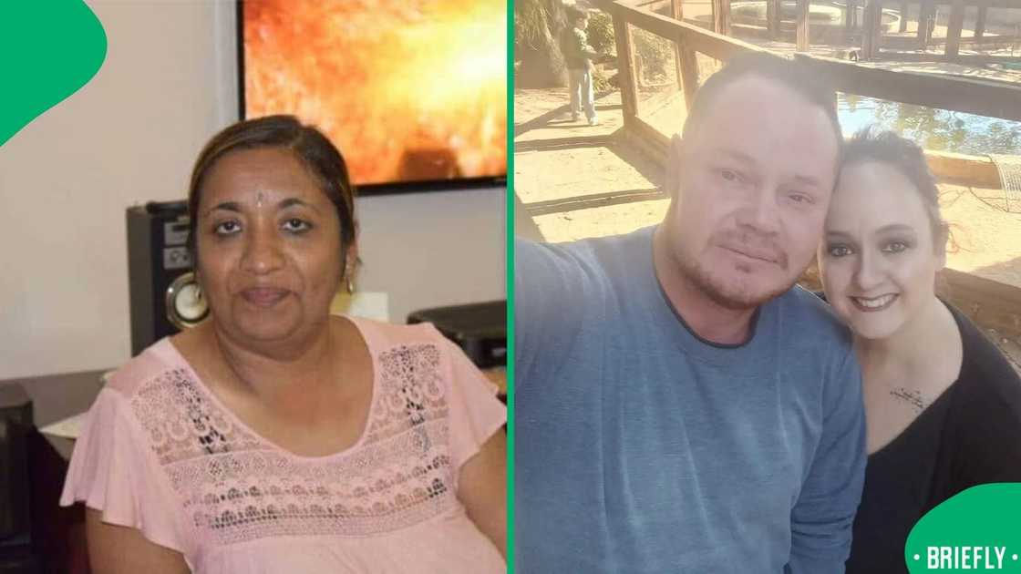 The image on the right showed the late Witness D with his wife The image on the right showed the late Witness D with his wife