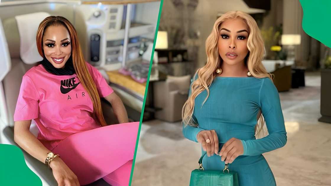 Khanyi Mbau jokes about bleaching her private parts