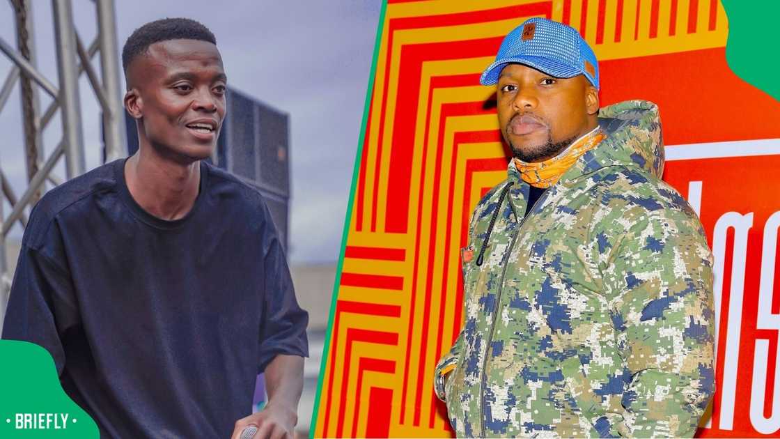 King Monada visited his injured friend, DJ Chymamusique, in the hospital King Monada visited his injured friend, DJ Chymamusique, in the hospital