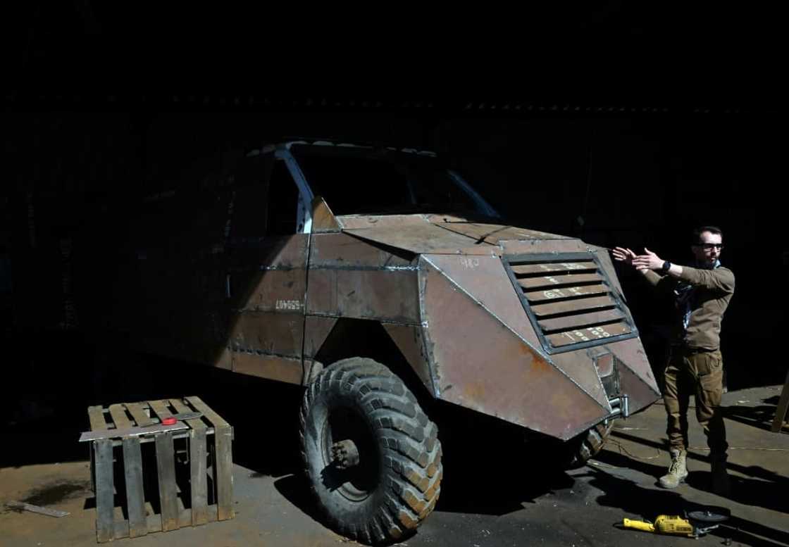 Romanian volunteer Radu Hossu crowdfunded a system of armoured vehicles for medical use by Ukrainian forces Romanian volunteer Radu Hossu crowdfunded a system of armoured vehicles for medical use by Ukrainian forces