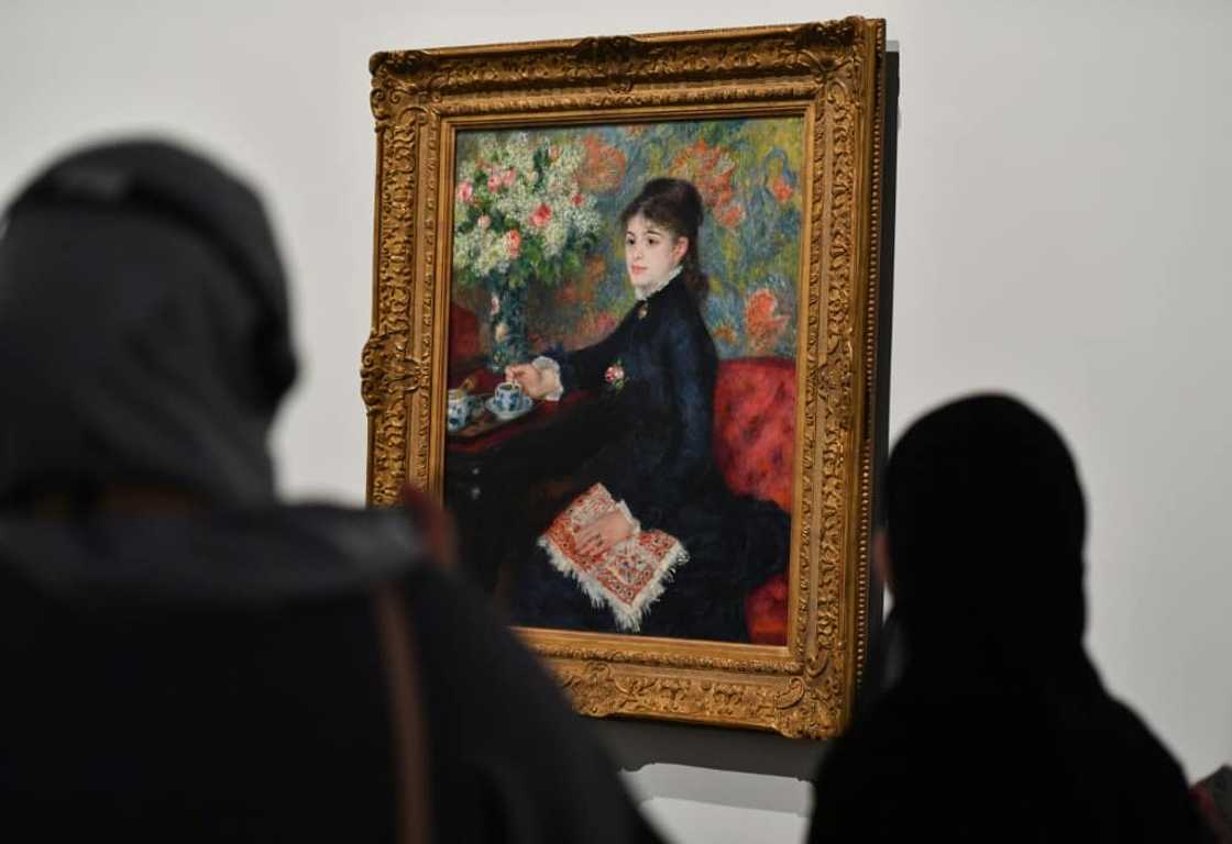 To mark its first five years, the Louvre Abu Dhabi acquired a special birthday gift, for an undisclosed price, Pierre-Auguste Renoir's masterpiece "The Cup of Chocolate"