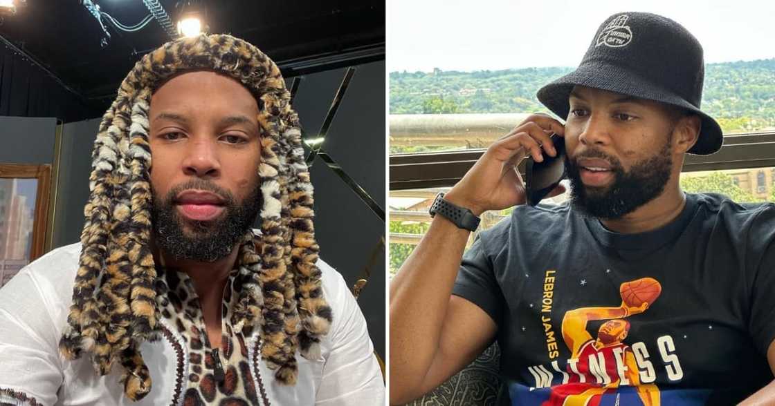 Sizwe Dhlomo shows off his Olympic sized swimming pool Sizwe Dhlomo shows off his Olympic sized swimming pool