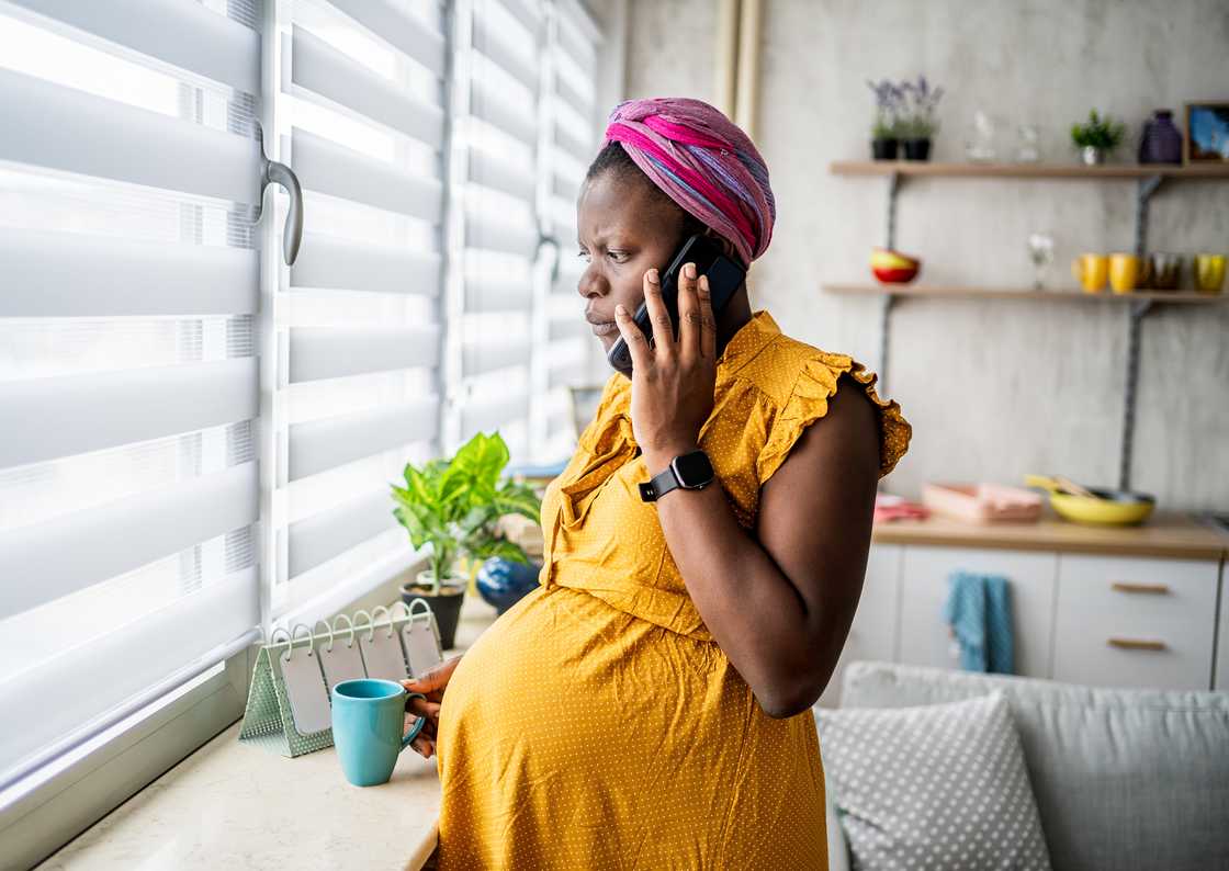 A pregnant lady A pregnant lady