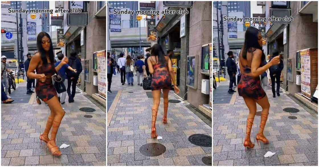 Tall lady, Japan, dance, heels