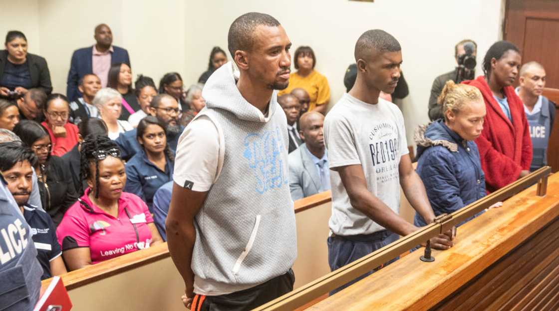 Steveno van Rhyn (right) and Jacquin Appollis (left) are in court for kidnapping and human trafficking Steveno van Rhyn (right) and Jacquin Appollis (left) are in court for kidnapping and human trafficking
