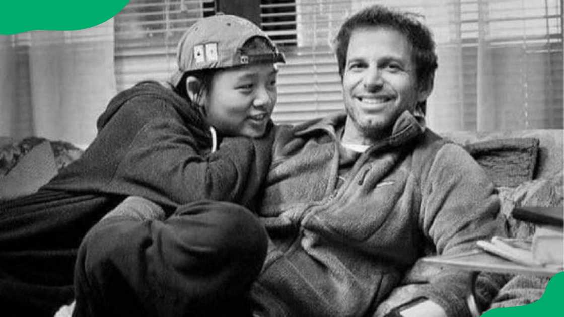 Zack Snyder with her late daughter, Autumn Snyder.