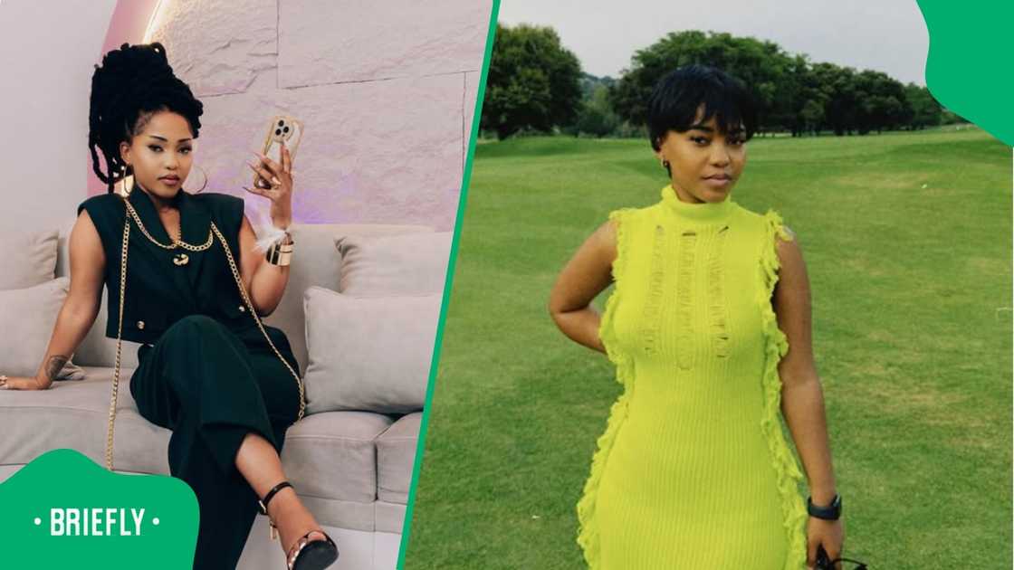 Zee Nxumalo showed love to two fans.