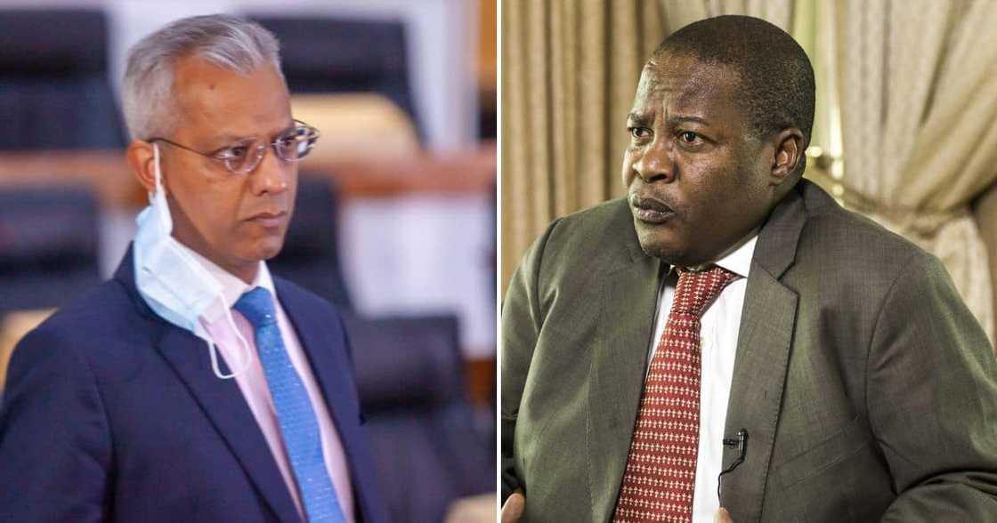 Brian Molefe and Anoj Singh Brian Molefe and Anoj Singh