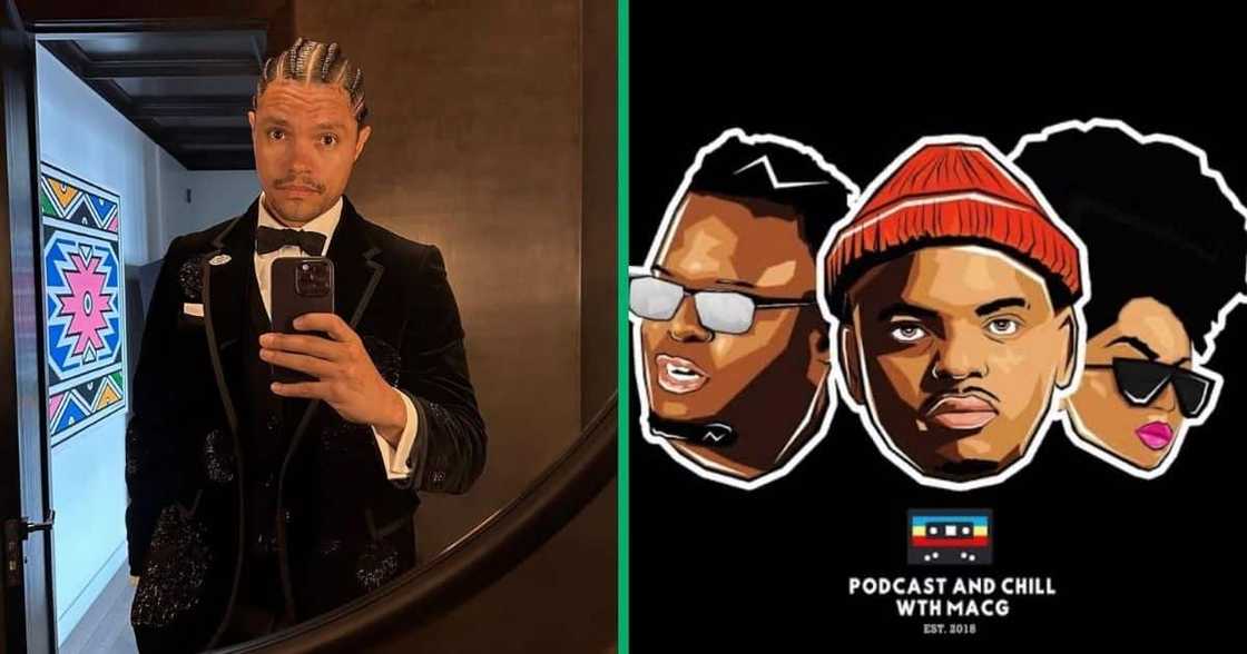 Trevor Noah was welcomed to feature on 'Podcast and Chill' Trevor Noah was welcomed to feature on 'Podcast and Chill'