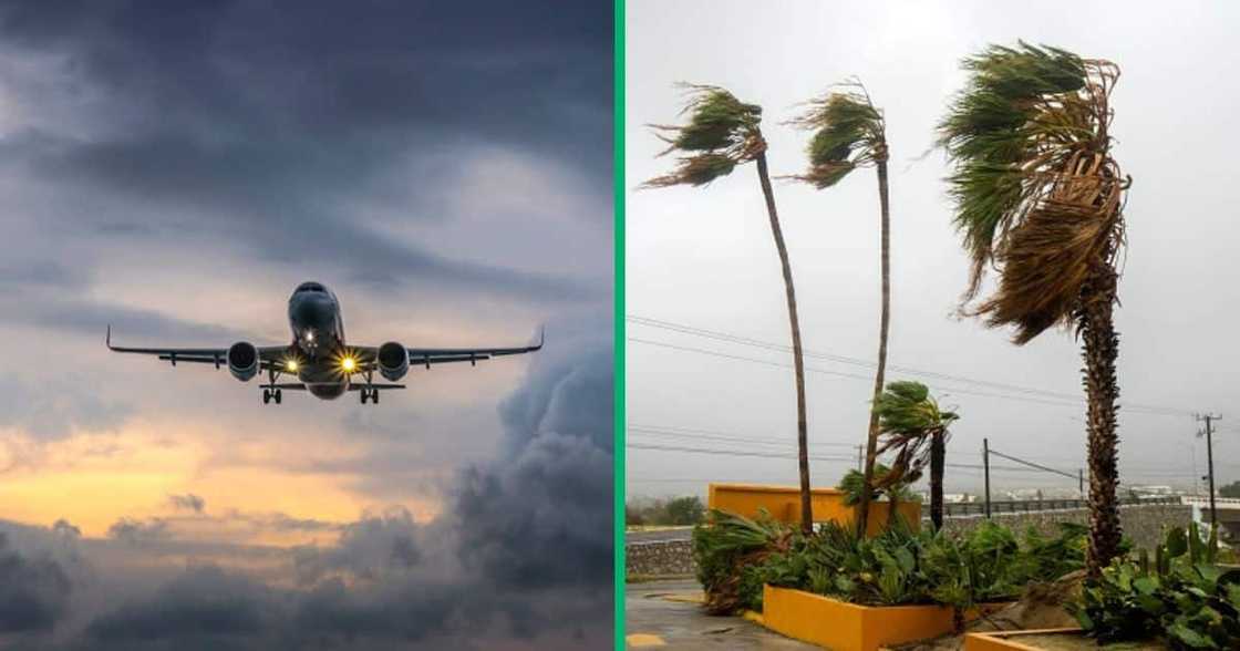 A TikTok video of a Cape Town plane experiencing turbulence during bad weather has gone viral. A TikTok video of a Cape Town plane experiencing turbulence during bad weather has gone viral.