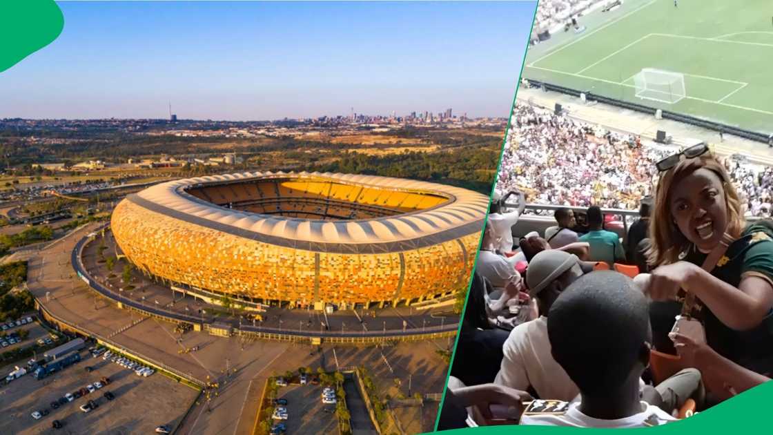 Soweto Derby violence between man and woman Soweto Derby violence between man and woman