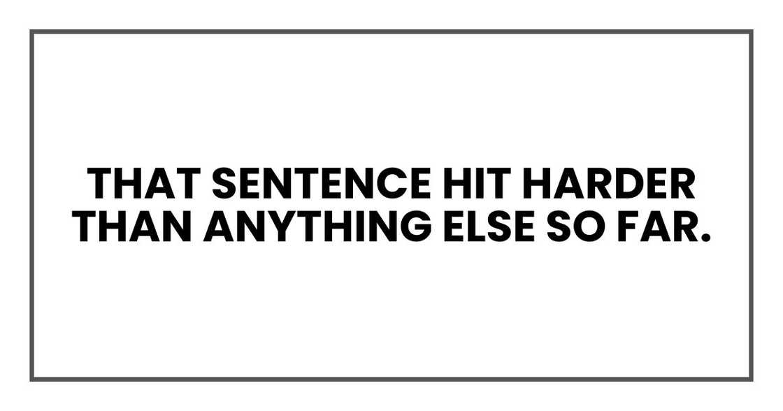 That sentence hit harder than anything else so far.