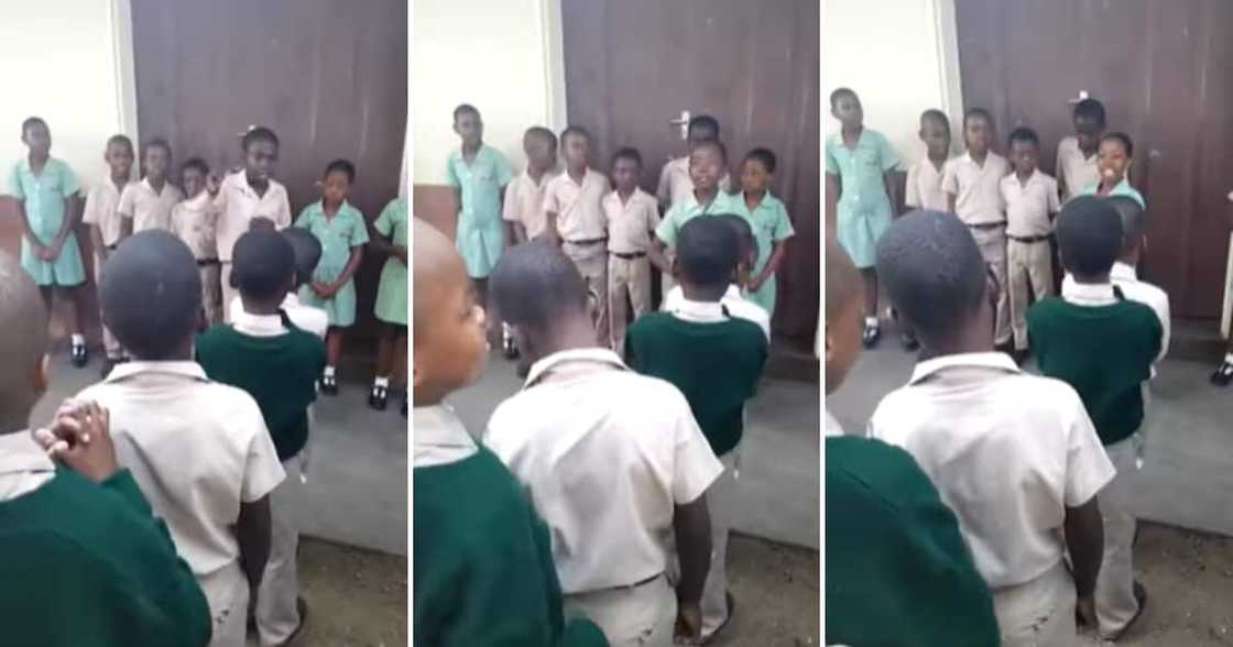 Grade 4 pupils from Ngomane Primary School Grade 4 pupils from Ngomane Primary School