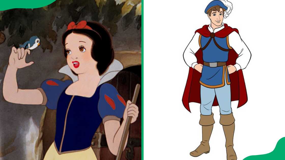 Snow White and Prince Florian. Snow White and Prince Florian.