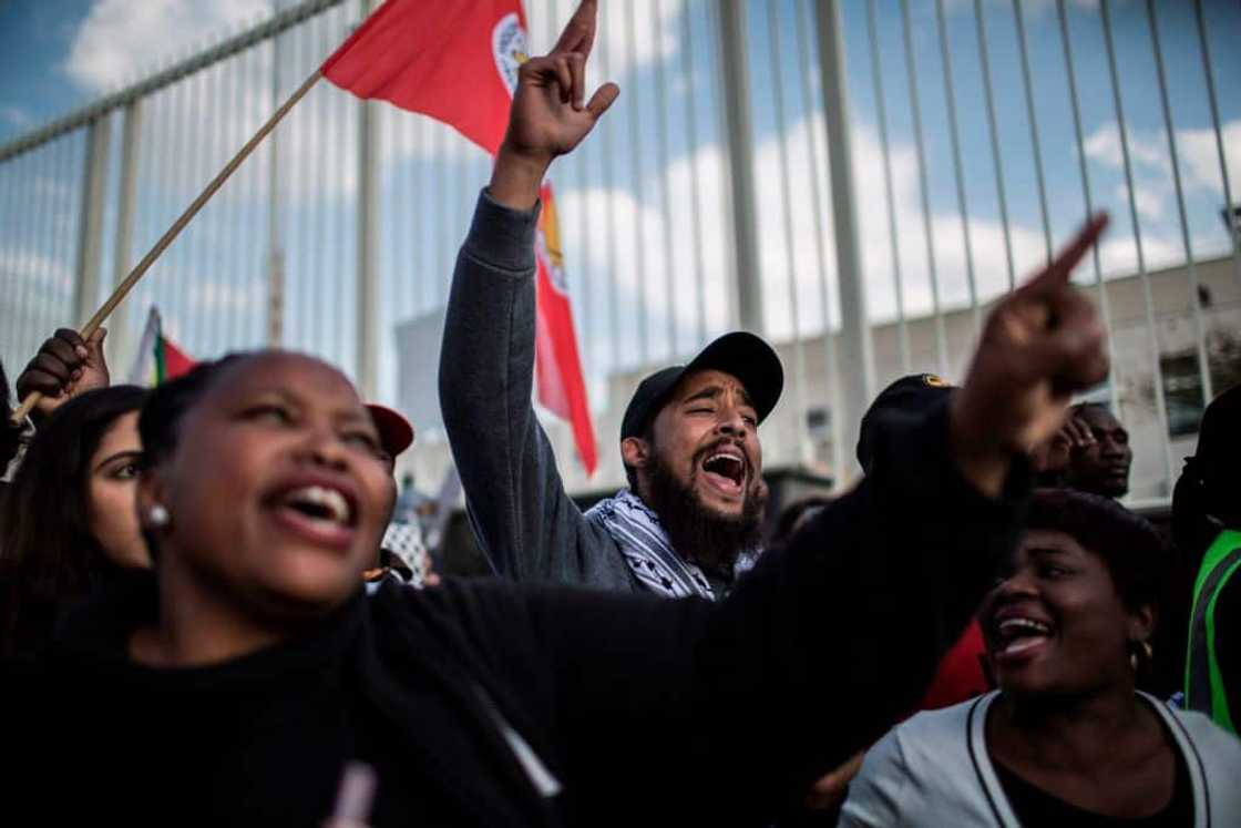 South Africans celebrated the recalling of Israel's ambassador in SA, Eliav Belotserkovsky South Africans celebrated the recalling of Israel's ambassador in SA, Eliav Belotserkovsky