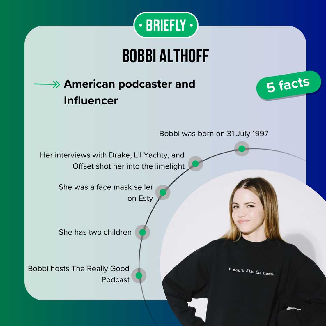 Facts about Bobbi Althoff Facts about Bobbi Althoff