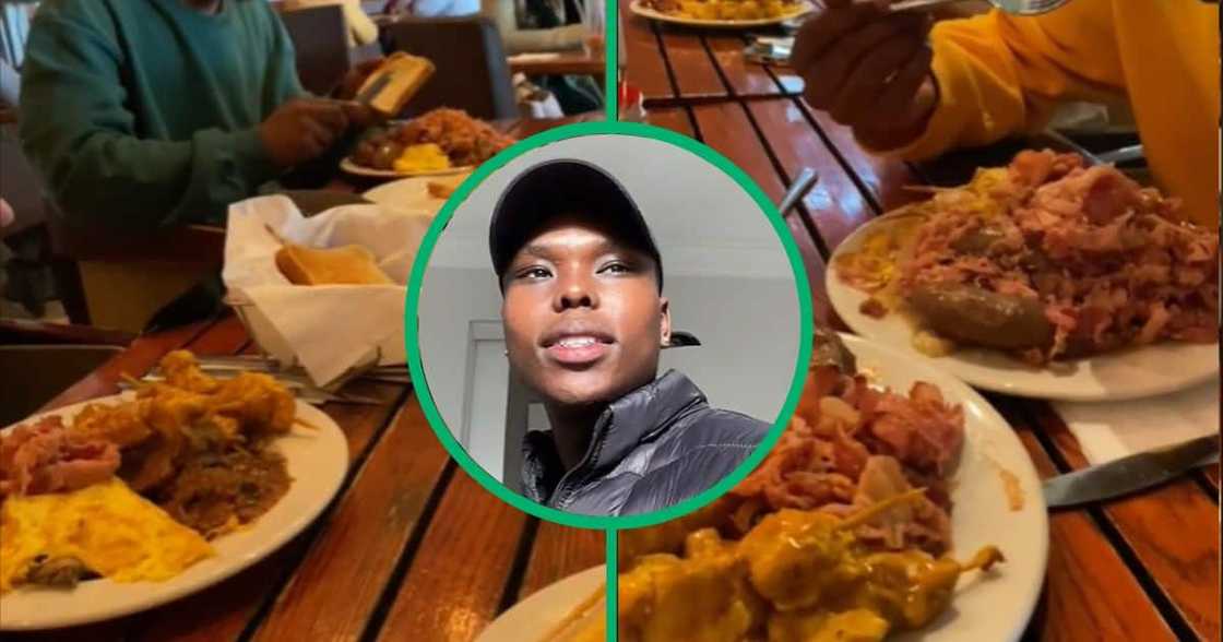 TikTok of friends who spent R60 at all you can eat buffet