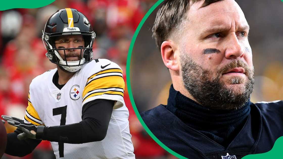 Ben Roethlisberger during a Steelers and Kansas City Chiefs match