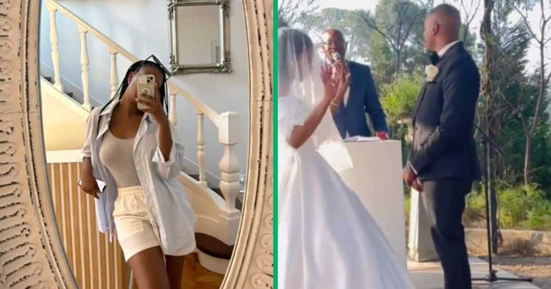 Young woman finds love at a braai. Young woman finds love at a braai.