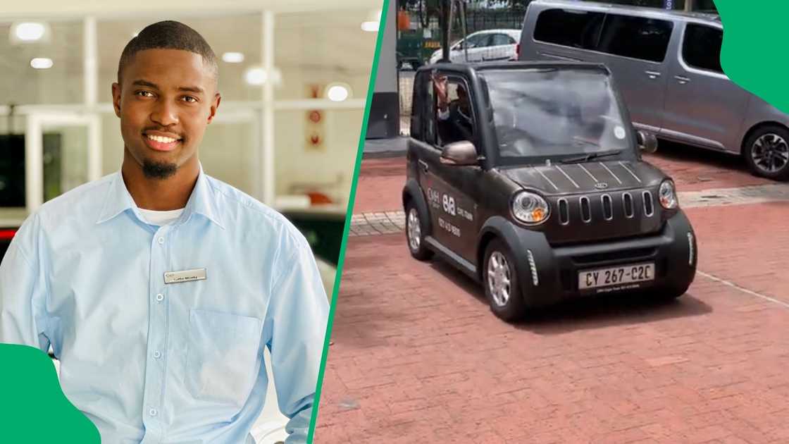 A man posts a video of himself driving the EV Africa City Blitz, which goes viral.