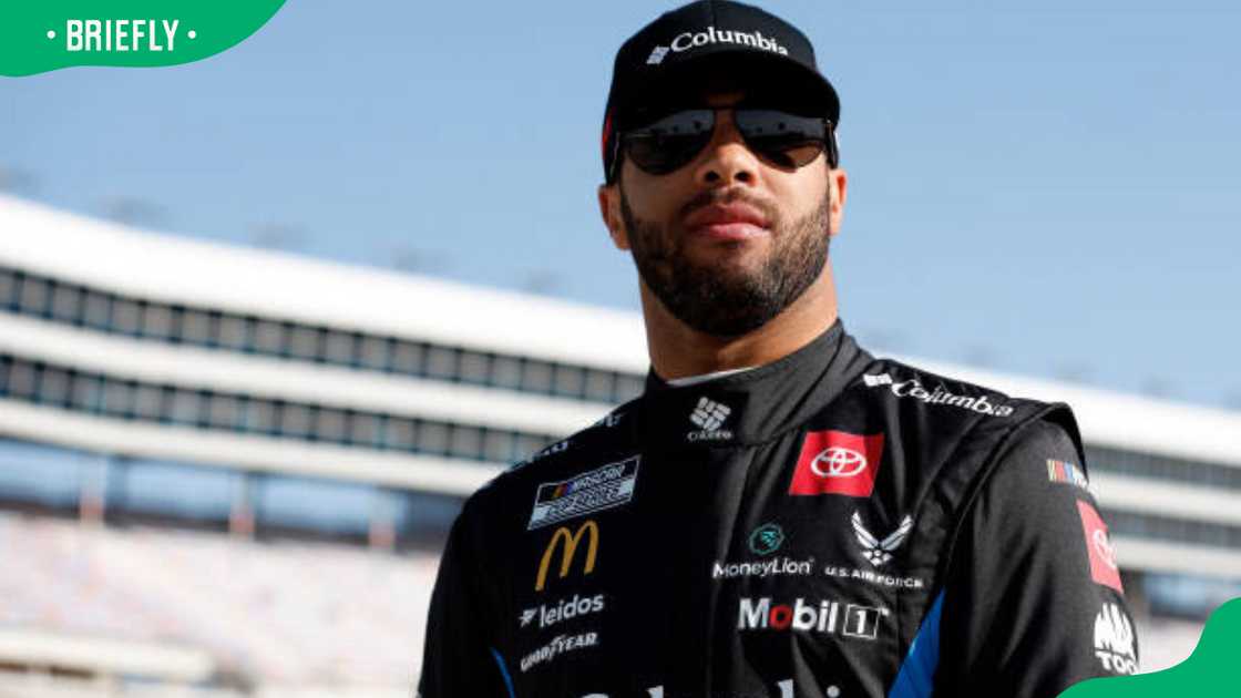 Bubba Wallace during practice for the NASCAR Cup Series Bubba Wallace during practice for the NASCAR Cup Series