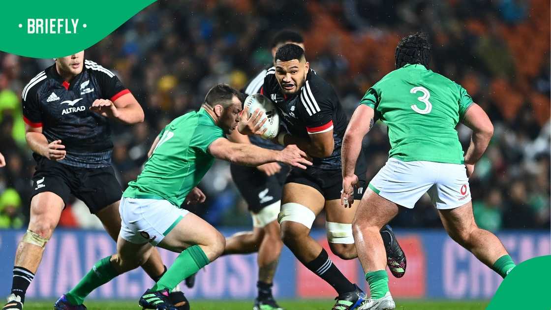 Cameron Suafoa, Maori All Blacks, New Zealand, and Ireland. Cameron Suafoa, Maori All Blacks, New Zealand, and Ireland.