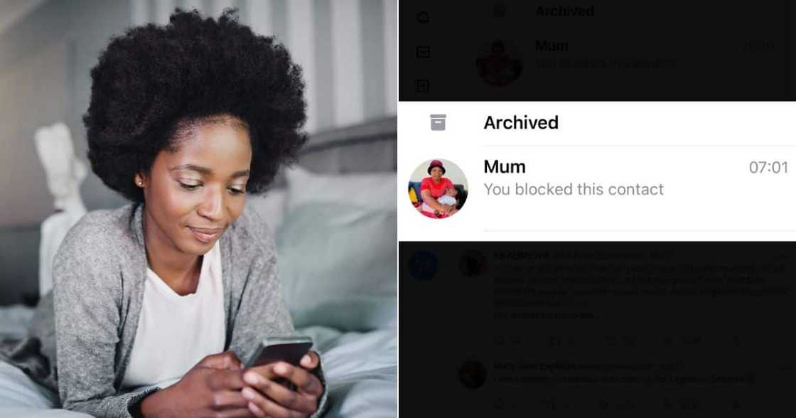 Woman blocks mom on Whatsapp and posts it on Twitter Woman blocks mom on Whatsapp and posts it on Twitter